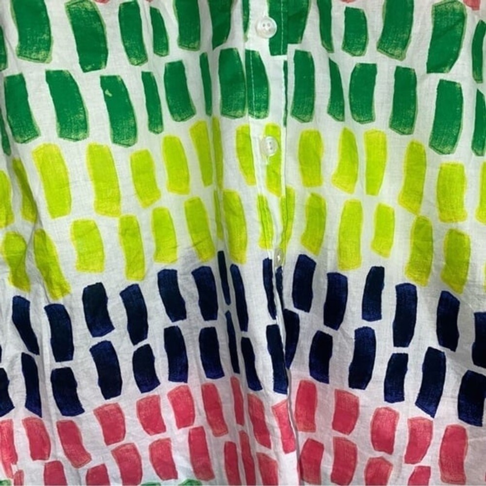 Crown & Ivy Colorful Paint Swatch Button Down - Picture 3 of 5